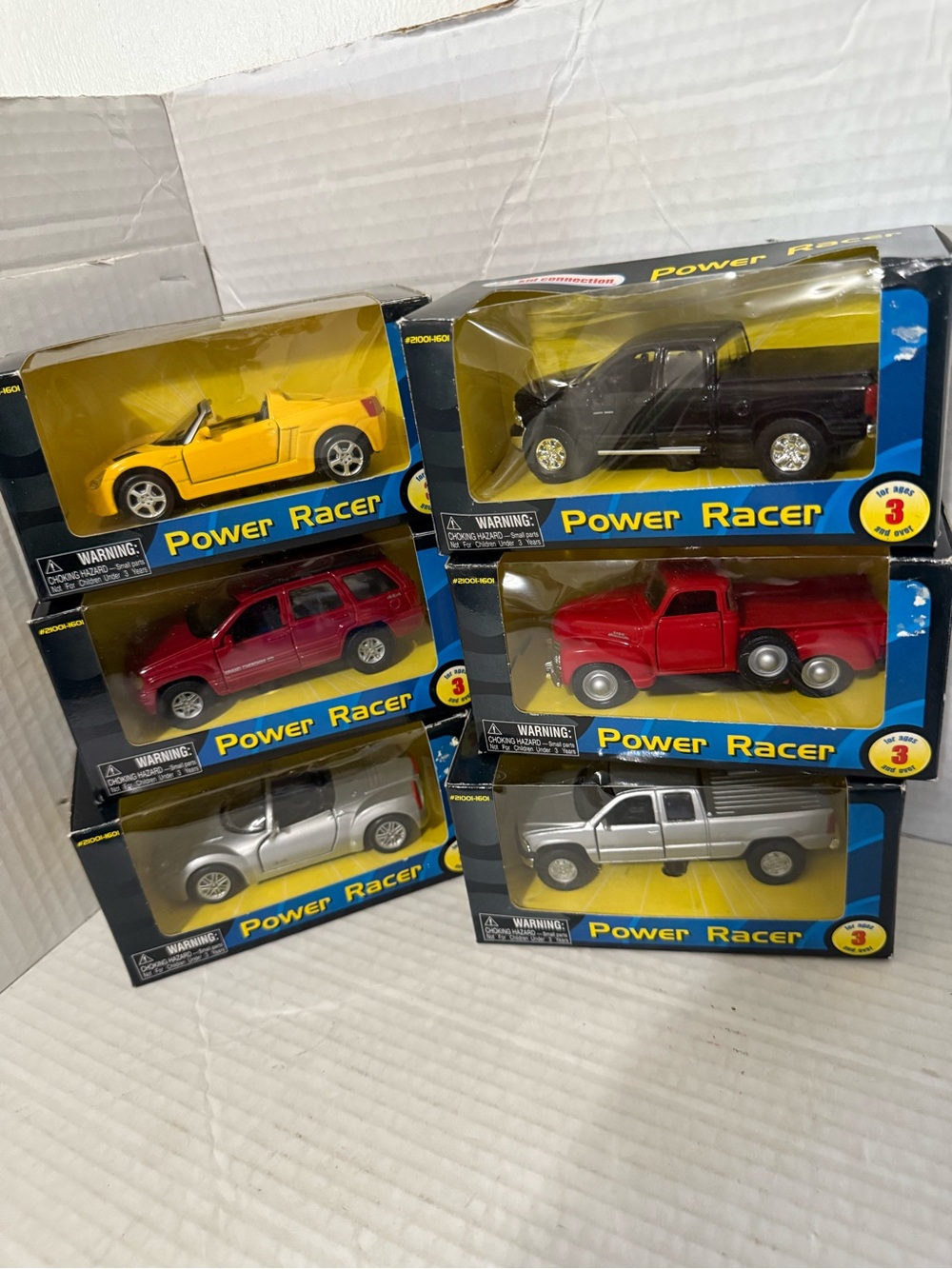 KID CONNECTION Power Racer Lot 6. New GM, Crysler, Jeep, Ford Ram, 3100, 1500